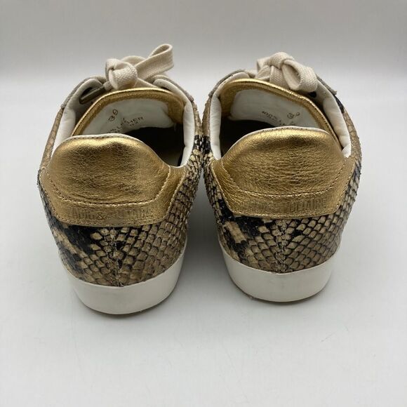 Zadig & Voltaire Python Print 100% Leather Women’s Sneakers Size 39/8,5 Italy - Picture 5 of 11